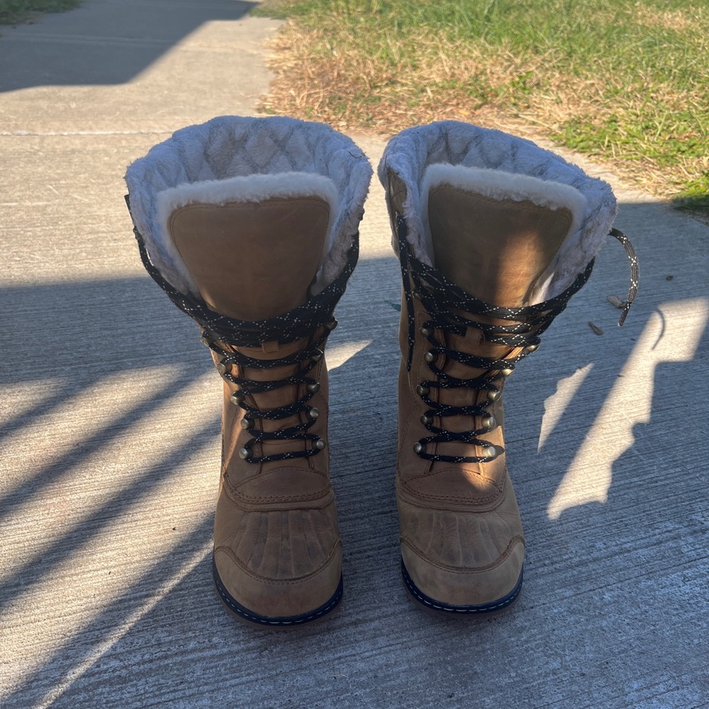 Sorel Whistler Tall Leather Waterproof Winter Snow boots